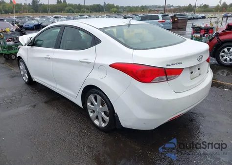 2013 Hyundai Elantra Limited from USA, damaged, VIN 5NPDH4AE2DH158831